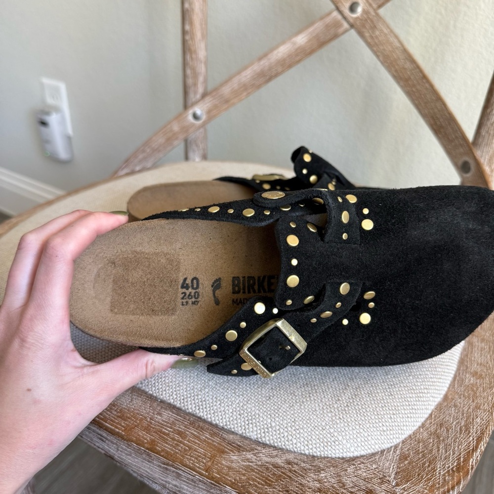 Birkenstock Boston Rivets Clogs black - Picture 6 of 7